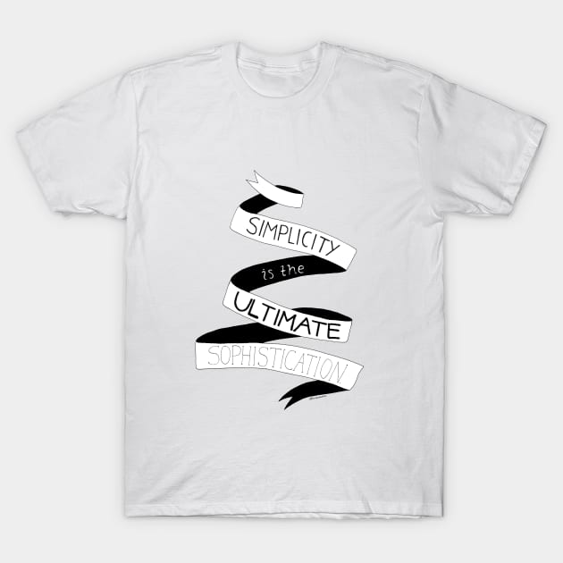 Simplicity is the... T-Shirt by NatashaAnita